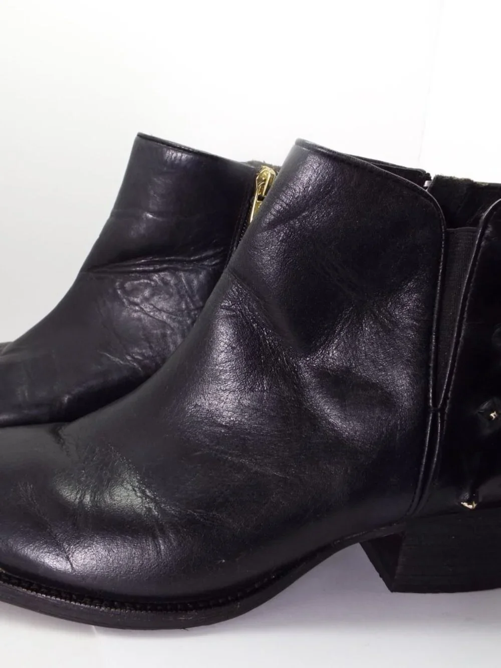 Elliot Lucca Black Women's Studded Boots